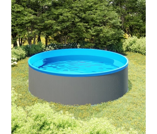 Piscina de chapoteo gris 350x90 cm