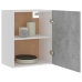 Armarios colgantes 2 uds madera contrachapada gris 50x31x60 cm