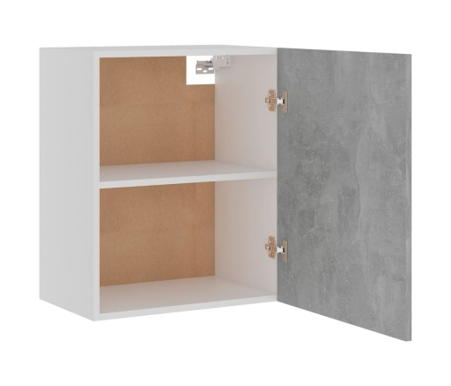 Armarios colgantes 2 uds madera contrachapada gris 50x31x60 cm