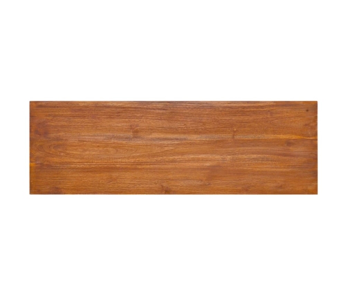 Mueble de TV de pared madera maciza de teca 180x30x30 cm