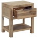 vidaXL Mesitas de noche con cajones madera acacia maciza 40x30x48 cm