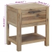 vidaXL Mesitas de noche con cajones madera acacia maciza 40x30x48 cm