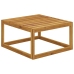 Muebles de jardín 6 pzas cojines madera maciza de acacia