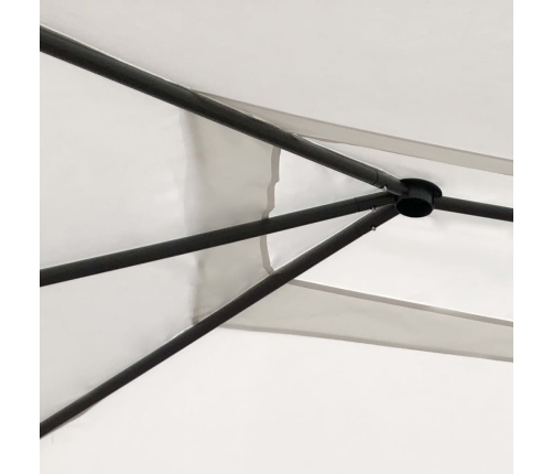 Cenador color crema 3x4x2,6 m 160 g/m²