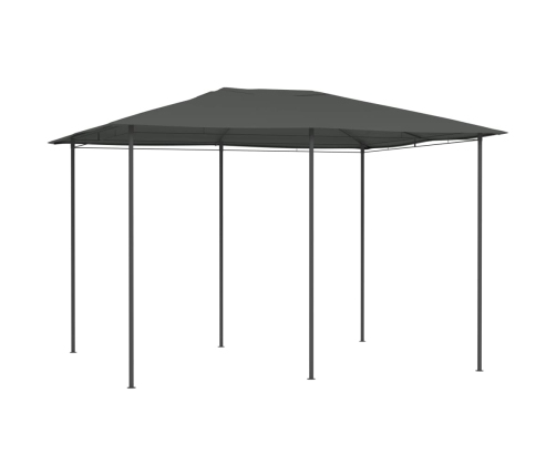 Cenador gris antracita 3x4x2,6 m 160 g/m²