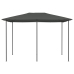 Cenador gris antracita 3x4x2,6 m 160 g/m²