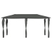 Cenador con cubiertas postes antracita 2,98x5,3x2,59 m 160 g/m²
