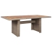 Set comedor de jardín 9 piezas y cojines ratán sintético