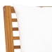 Muebles de jardín 6 pzas cojines crema madera maciza de acacia