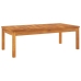 Muebles de jardín 6 pzas cojines crema madera maciza de acacia