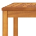 Muebles de jardín 6 pzas cojines crema madera maciza de acacia