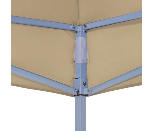 Techo de carpa para celebraciones beige 270 g/m²