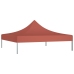 Techo de carpa para celebraciones terracota 3x3 m 270 g/m²