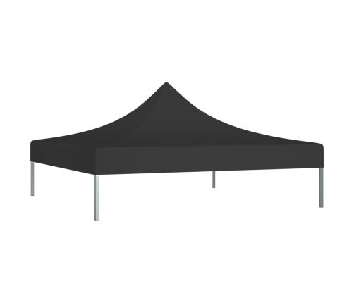 Techo de carpa para celebraciones negro 3x3 m 270 g/m²