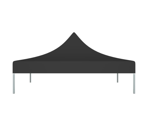 Techo de carpa para celebraciones negro 3x3 m 270 g/m²