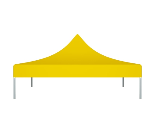 Techo de carpa para celebraciones amarillo 3x3 m 270 g/m²