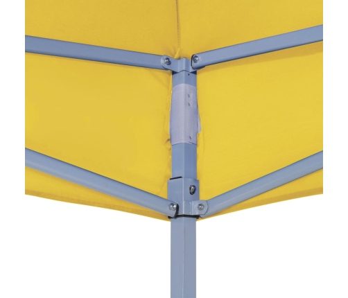 Techo de carpa para celebraciones amarillo 3x3 m 270 g/m²