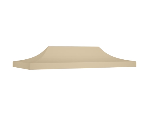 Techo de carpa para celebraciones beige 6x3 m 270 g/m²