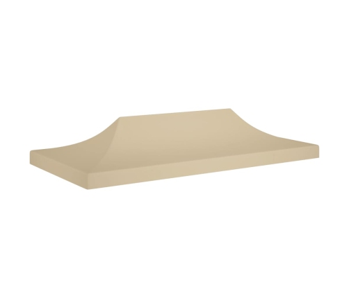 Techo de carpa para celebraciones beige 6x3 m 270 g/m²