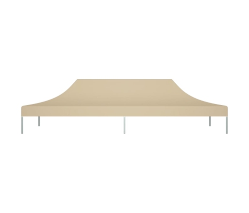 Techo de carpa para celebraciones beige 6x3 m 270 g/m²