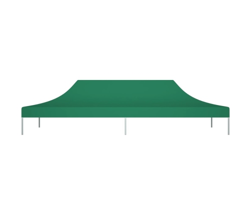 Techo de carpa para celebraciones verde 6x3 m 270 g/m²