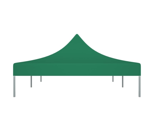 Techo de carpa para celebraciones verde 6x3 m 270 g/m²