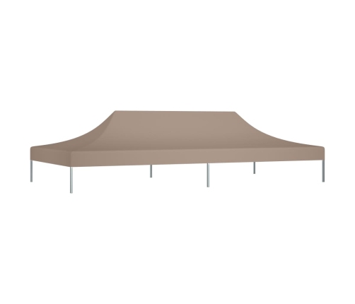 Techo de carpa para celebraciones gris taupe 6x3 m 270 g/m²