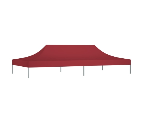 Techo de carpa para celebraciones burdeos 6x3 m 270 g/m²