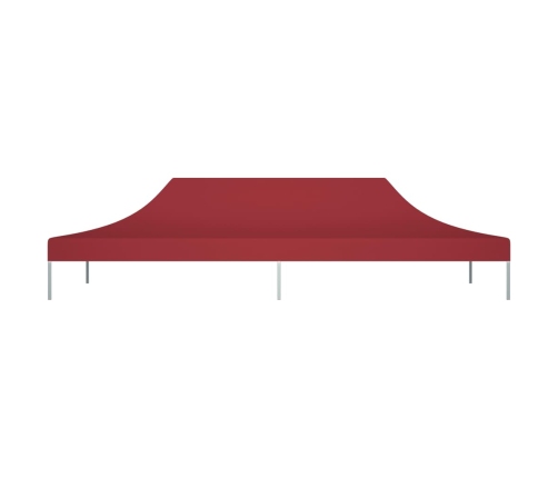 Techo de carpa para celebraciones burdeos 6x3 m 270 g/m²