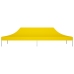 Techo de carpa para celebraciones amarillo 6x3 m 270 g/m²