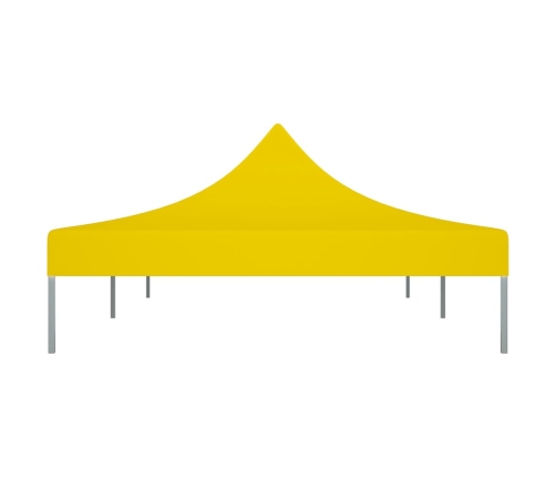 Techo de carpa para celebraciones amarillo 6x3 m 270 g/m²