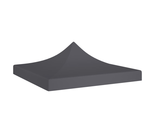 Techo de carpa para celebraciones gris antracita 2x2 m 270 g/m²