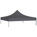 Techo de carpa para celebraciones gris antracita 2x2 m 270 g/m²