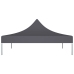 Techo de carpa para celebraciones gris antracita 2x2 m 270 g/m²