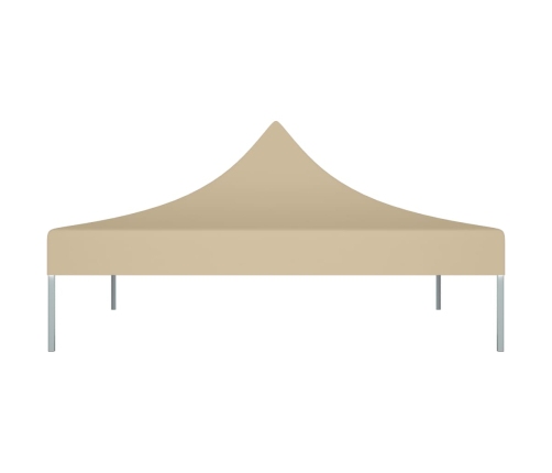 Techo de carpa para celebraciones beige 2x2 m 270 g/m²