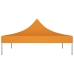 Techo de carpa para celebraciones naranja 2x2 m 270 g/m²