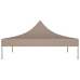 Techo de carpa para celebraciones gris taupé 2x2 m 270 g/m²