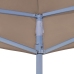 Techo de carpa para celebraciones gris taupé 2x2 m 270 g/m²