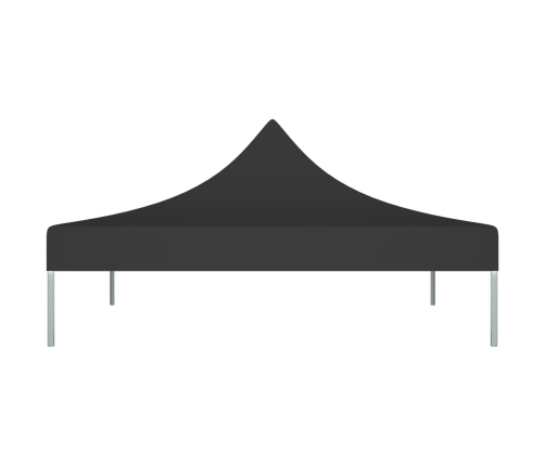 Techo de carpa para celebraciones negro 2x2 m 270 g/m²