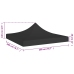 Techo de carpa para celebraciones negro 2x2 m 270 g/m²