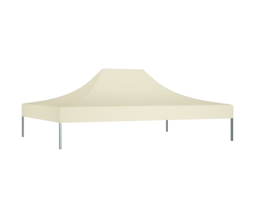 Techo de carpa para celebraciones color crema 4x3 m 270 g/m²