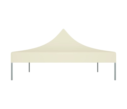 Techo de carpa para celebraciones color crema 4x3 m 270 g/m²