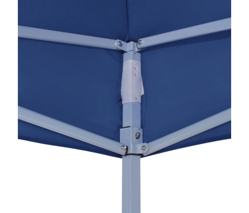 Techo de carpa para celebraciones azul 4x3 m 270 g/m²