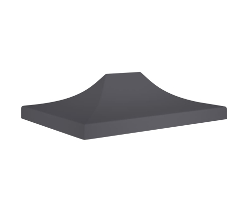 Techo de carpa para celebraciones gris antracita 4x3 m 270 g/m²