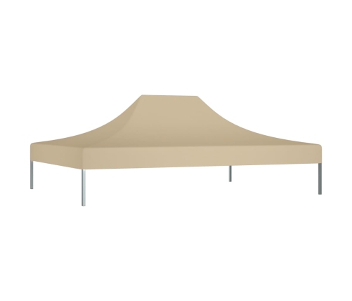 Techo de carpa para celebraciones beige 4x3 m 270 g/m²