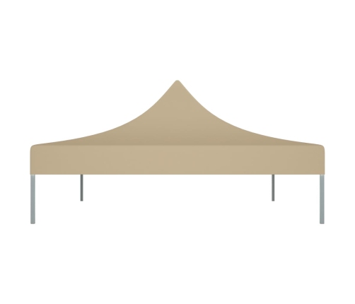 Techo de carpa para celebraciones beige 4x3 m 270 g/m²
