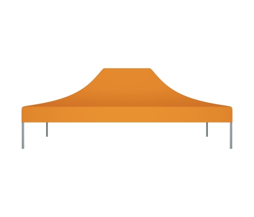 Techo de carpa para celebraciones naranja 4x3 m 270 g/m²