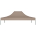 Techo de carpa para celebraciones gris taupe 4x3 m 270 g/m²