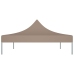 Techo de carpa para celebraciones gris taupe 4x3 m 270 g/m²