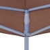 Techo de carpa para celebraciones marrón 4x3 m 270 g/m²